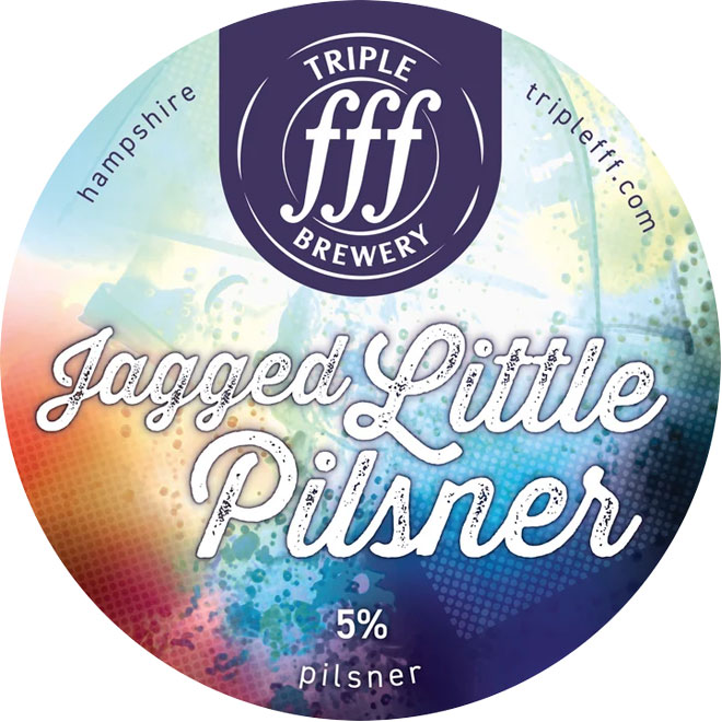 Jagged Little Pilsner beer artwork