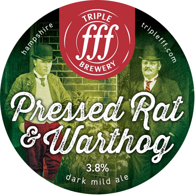 Pressed Rat & Warthog beer artwork