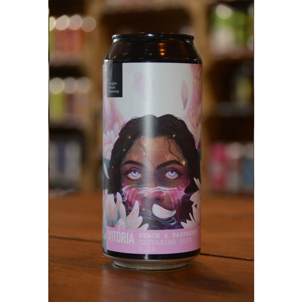 Vitoria Peach & Raspberry beer artwork