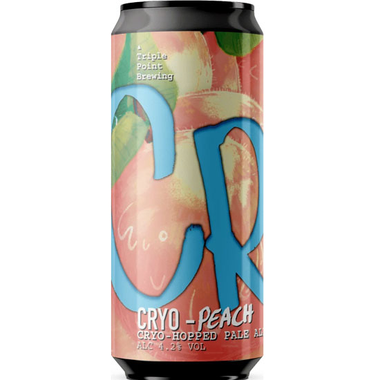 Cryo Peach beer artwork