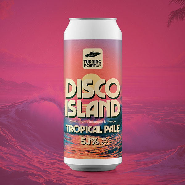 Disco Island beer artwork