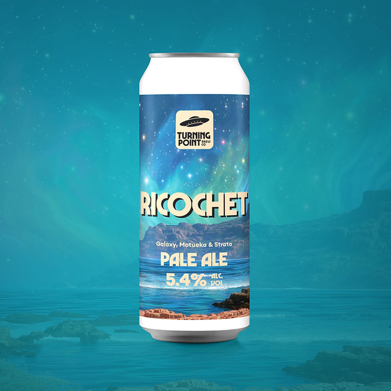 Ricochet beer artwork
