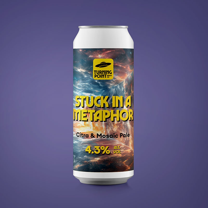 Stuck In A Metaphor beer artwork