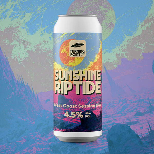 Sunshine Riptide beer artwork