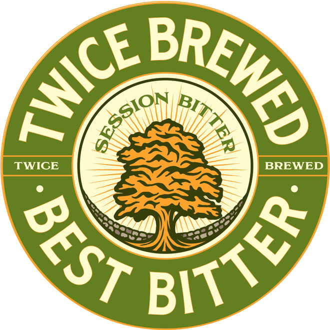 Twice Brewed beer artwork
