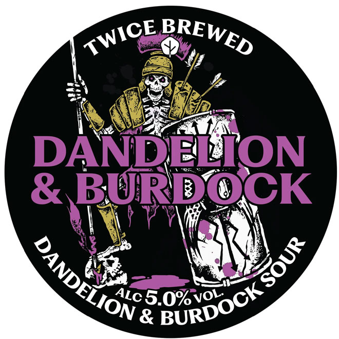 Dandelion & Burdock Sour beer artwork