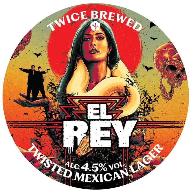 El Rey beer artwork