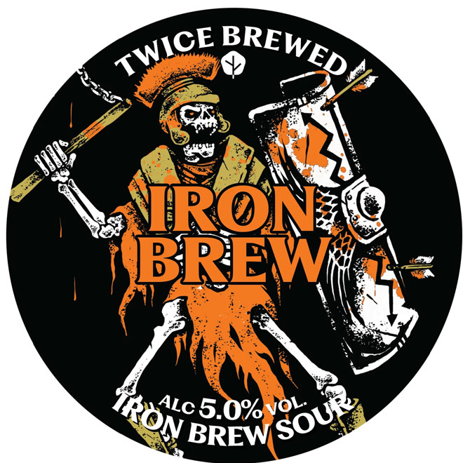 Iron Brew Sour beer artwork