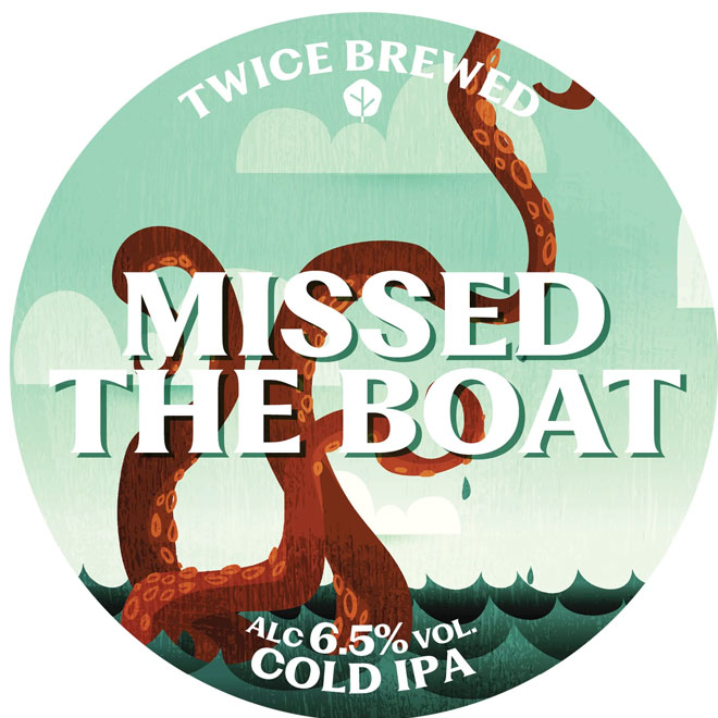 Missed The Boat beer artwork