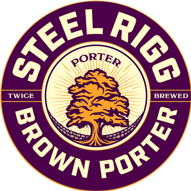 Steel Rigg beer artwork