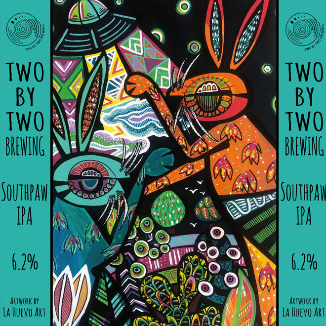 Southpaw beer artwork