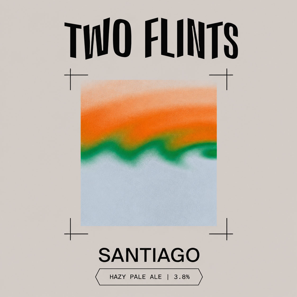 Santiago beer artwork