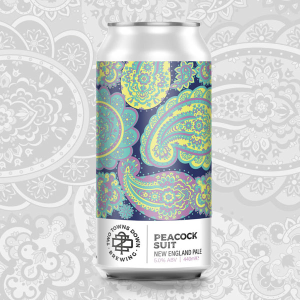 Peacock Suit beer artwork