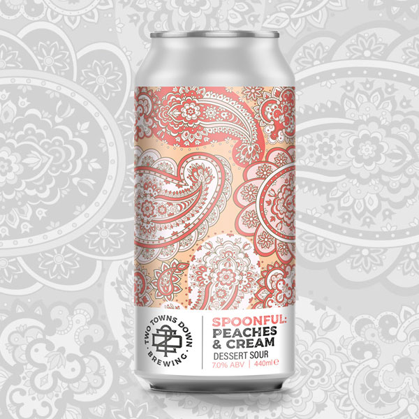 Spoonful: Peaches & Cream beer artwork