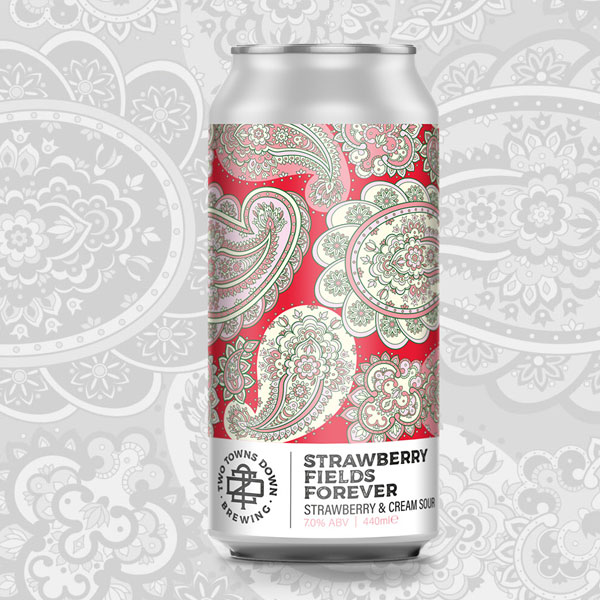 Strawberry Fields Forever beer artwork