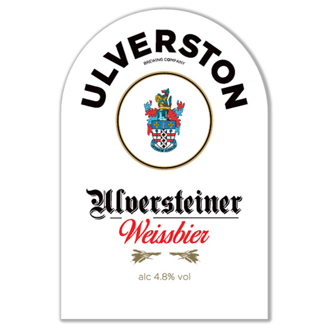 Ulversteiner Weissbier beer artwork