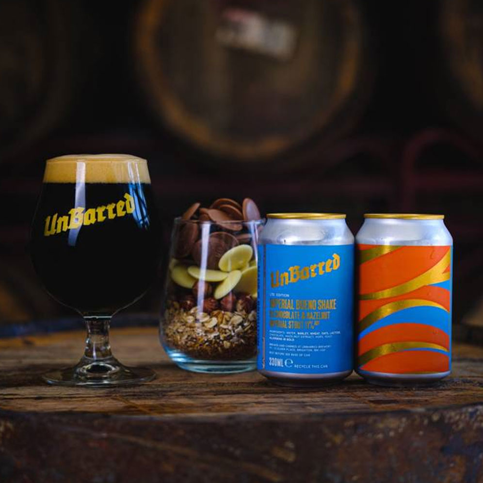 Barrel Aged Imperial Bueno Shake beer artwork