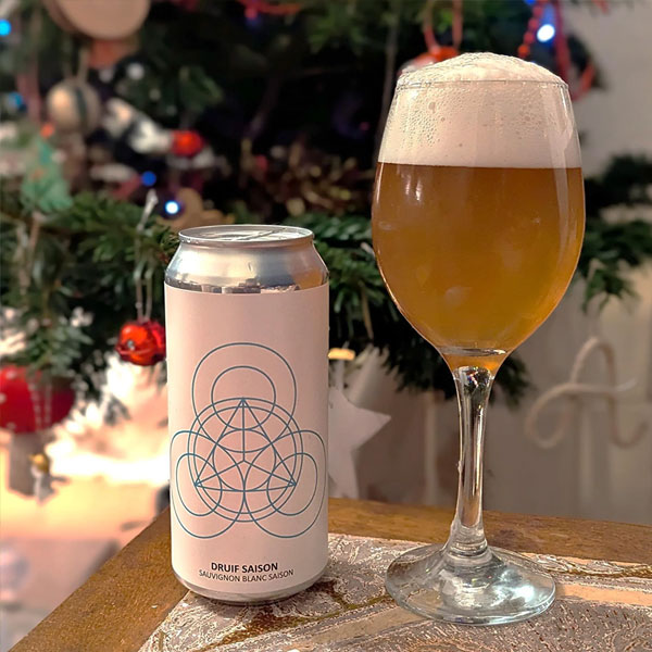 Druif Saison beer artwork