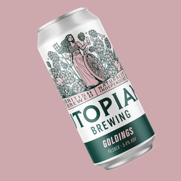 Goldings Pilsner beer artwork