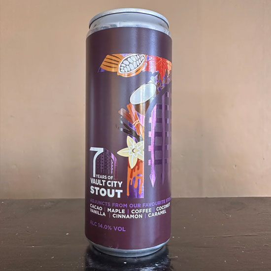 7 Years Stout beer artwork