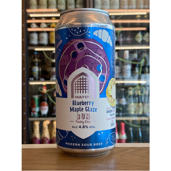 Blueberry Maple Glaze Bun beer artwork