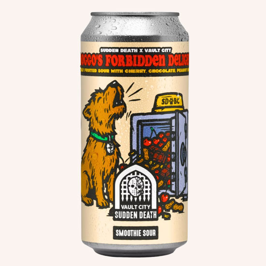 Doggo's Forbidden Delight beer artwork