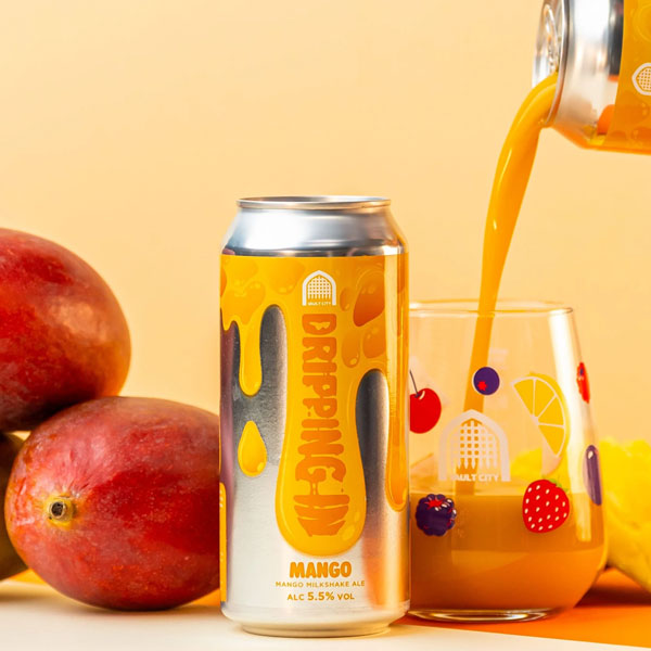 Dripping in Mango beer artwork