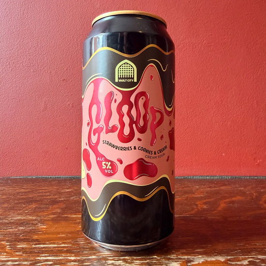 GLOOP Sour - Strawberries & Cookies & Cream beer artwork