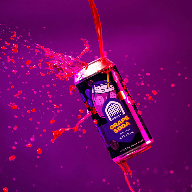 Grape Soda beer artwork