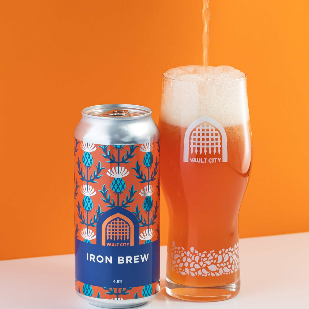 Iron Brew beer artwork
