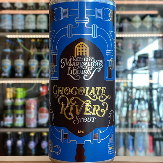 Marvellous Liquids Chocolate River beer artwork