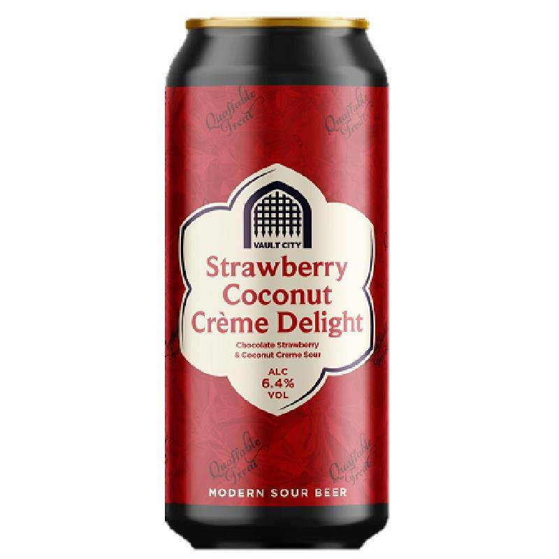 Strawberry Coconut Creme Delight beer artwork