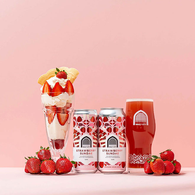 Artwork for Strawberry Sundae by Vault City Brewing