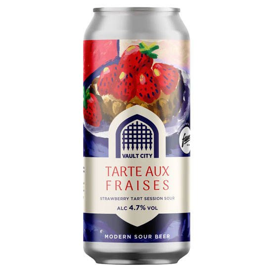 Tarte aux Fraises beer artwork