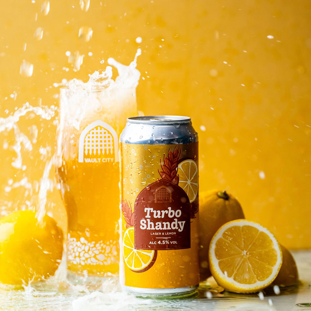 Turbo Shandy beer artwork