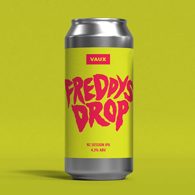 Freddy's Drop beer artwork