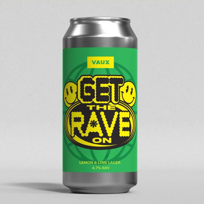 Get The Rave On beer artwork