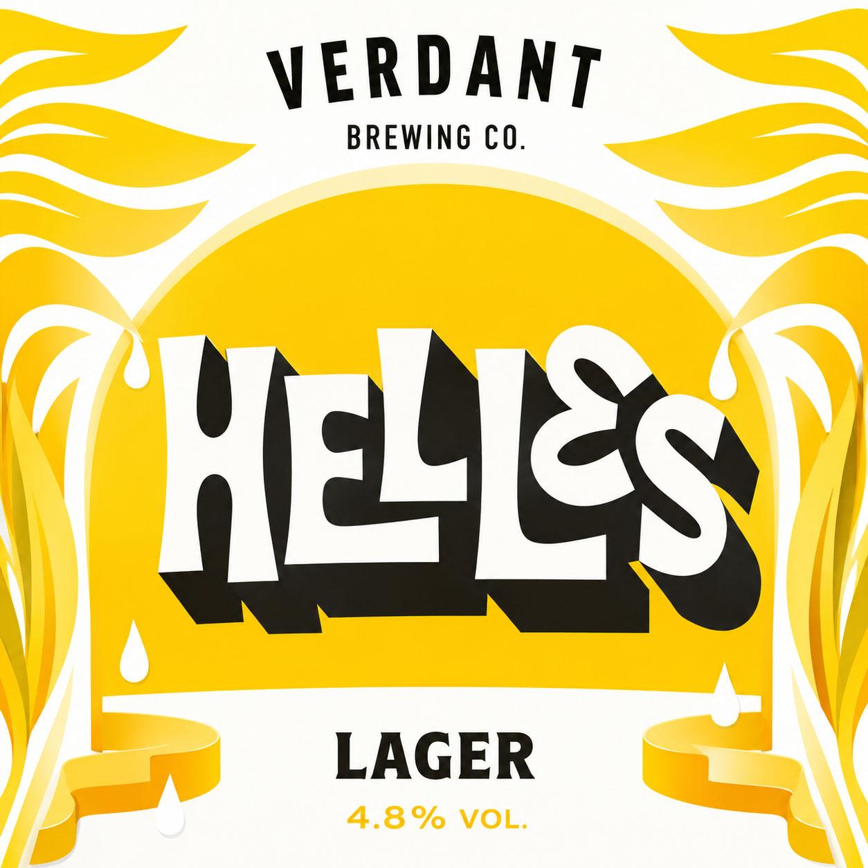 Helles beer artwork
