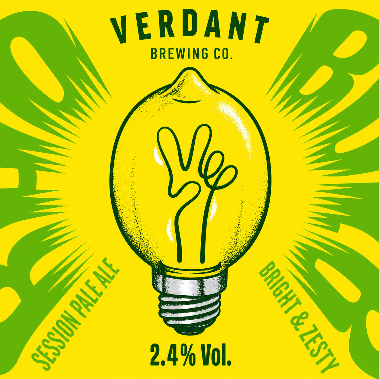 Radbulb beer artwork