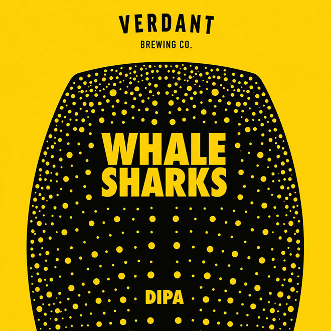 Whale Sharks beer artwork