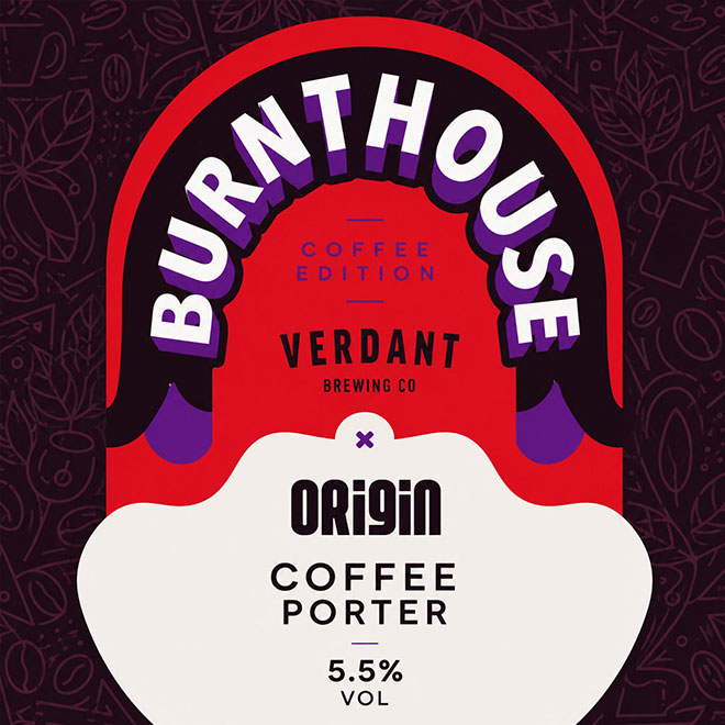 Coffee Burnthouse Coffee beer artwork