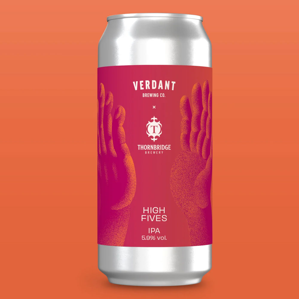 High Fives beer artwork