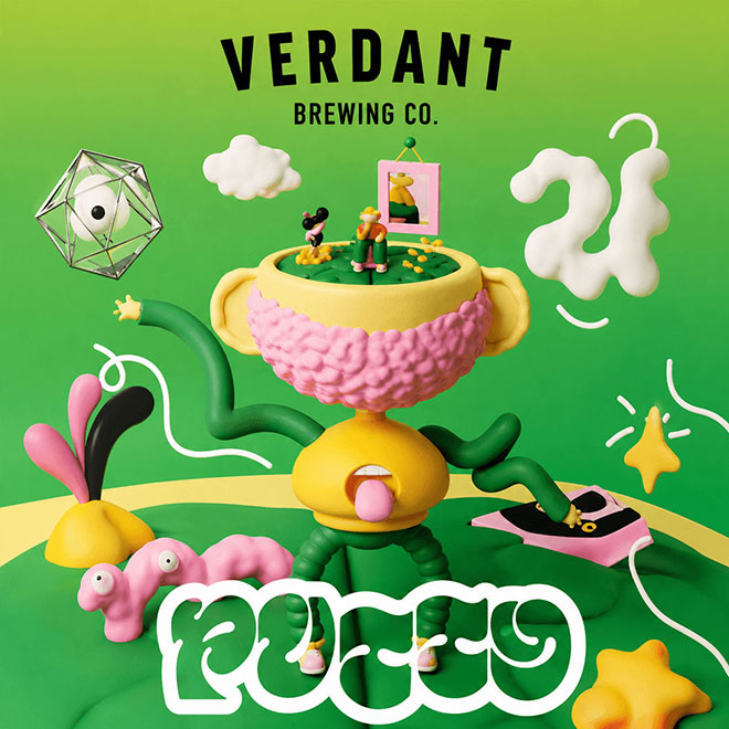 Putty DIPA Limited Edition Release beer artwork