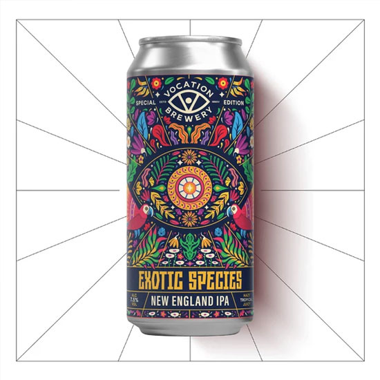 Exotic Species beer artwork