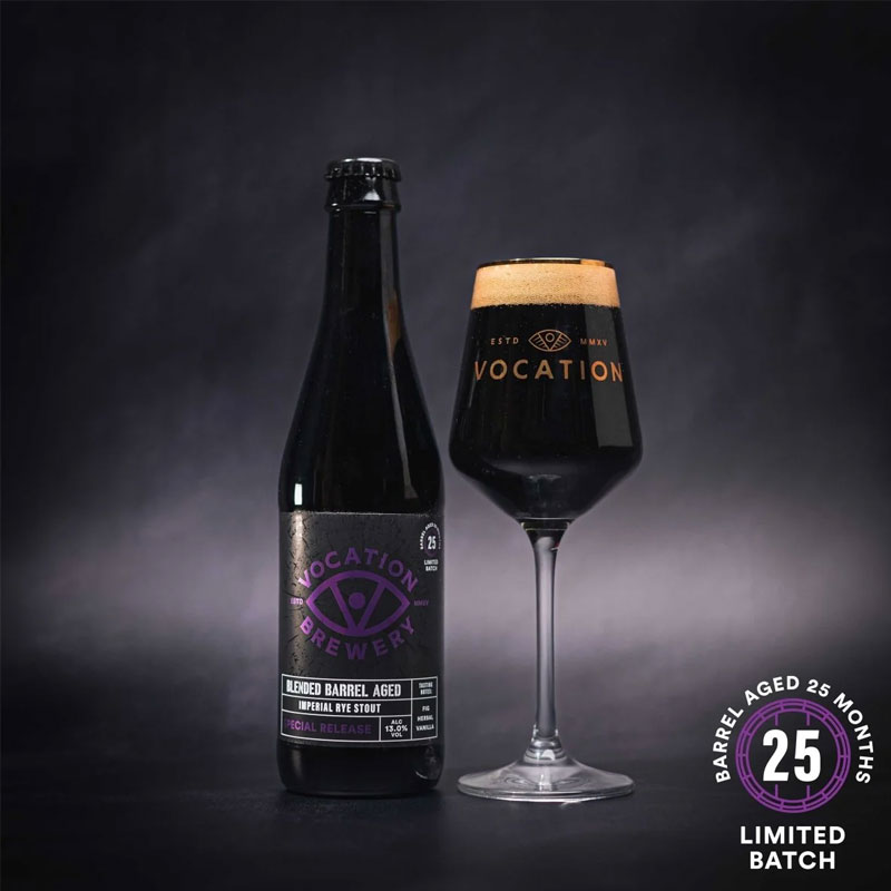 Imperial Rye Stout beer artwork