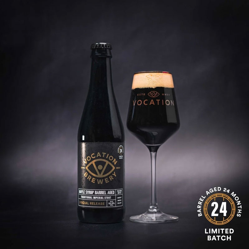 Maple Syrup Imperial Stout beer artwork