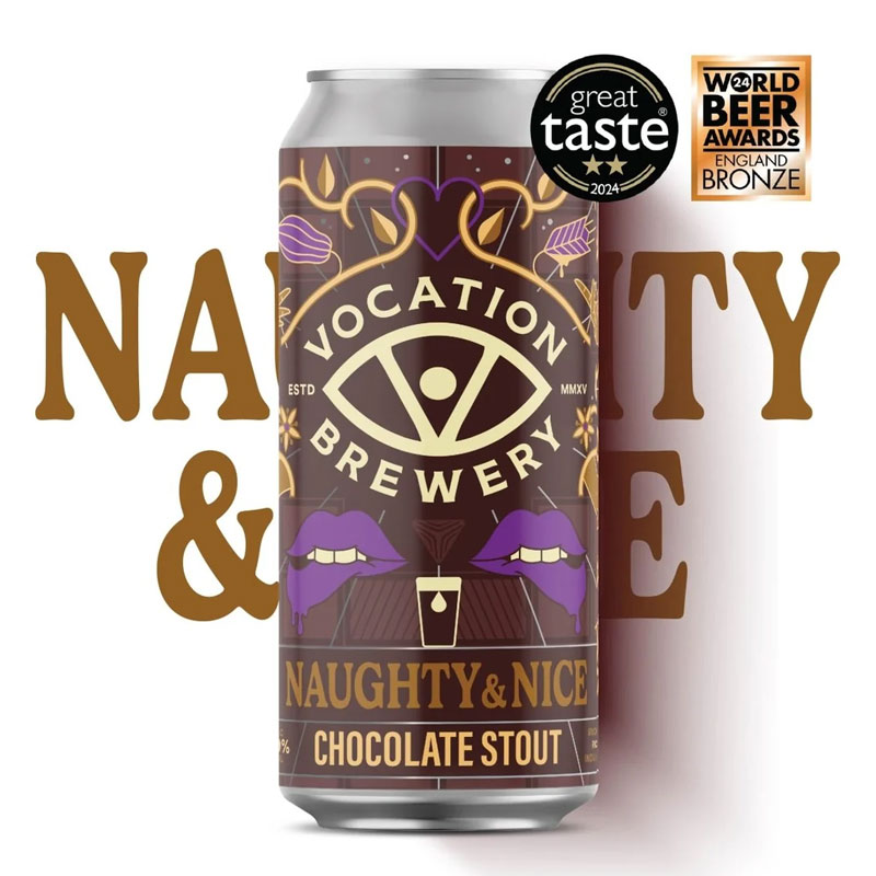 Naughty & Nice beer artwork