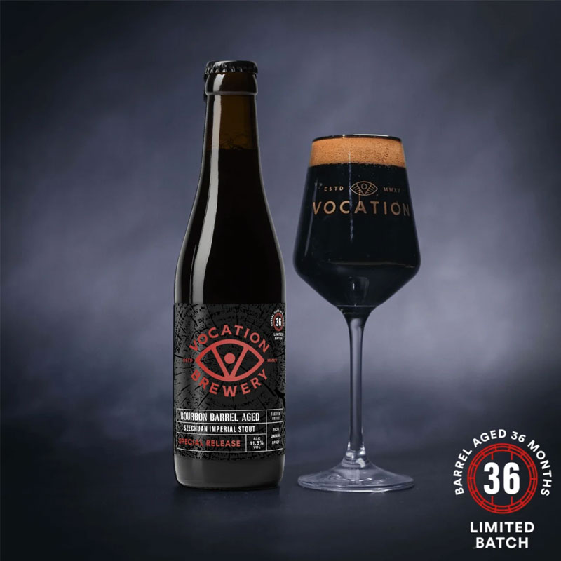 Szechuan Imperial Stout beer artwork