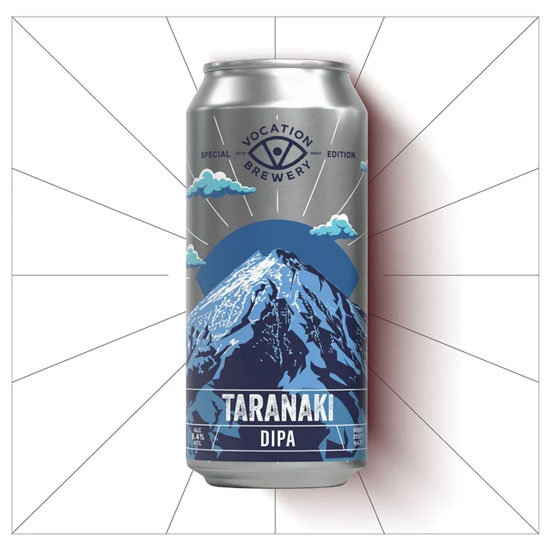 Taranaki beer artwork