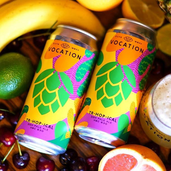 TR-HOP-ICAL beer artwork